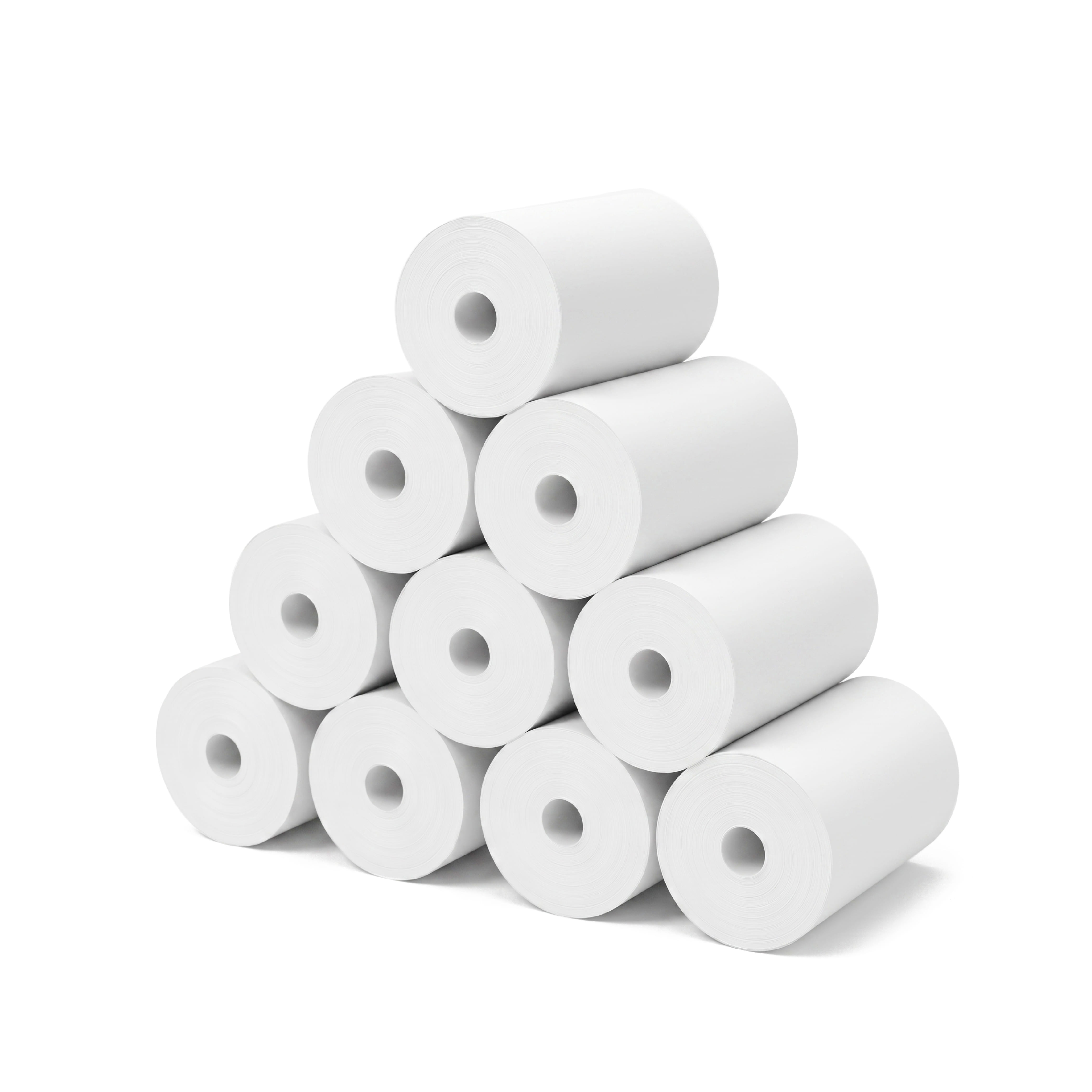 กระดาษความร้อน GPRINTER 57X50MM ไร้แกน หนา 65แกรม 10ม้วน_3